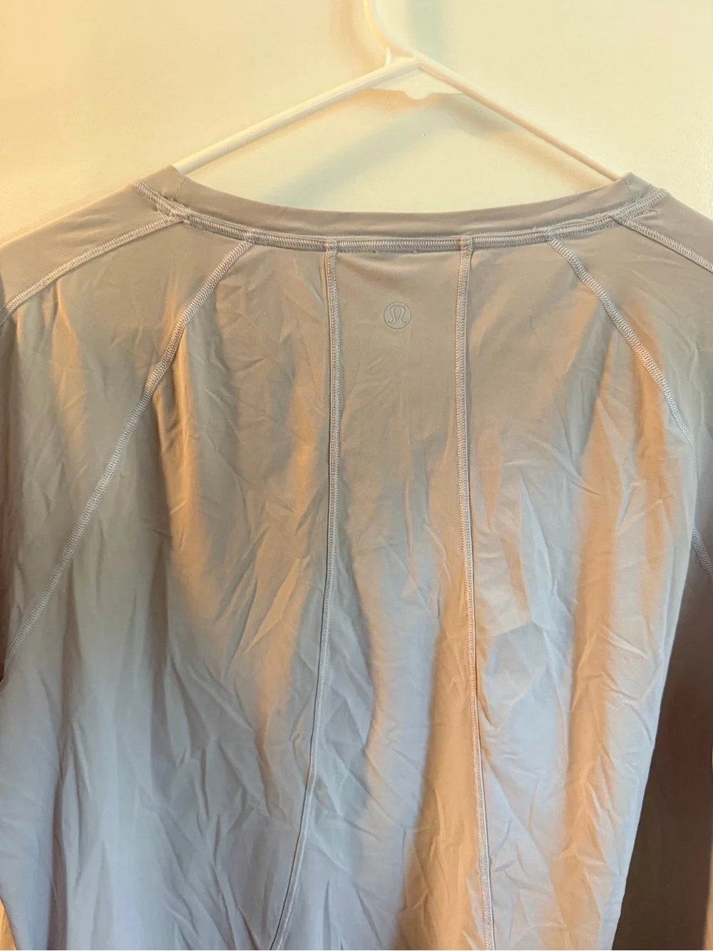 lululemon athletica Light Lavender Long-Sleeve Scoop Neck Top